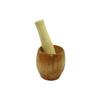 İbico İ22-219 Ahşap Bambu Havan Sarımsak Dövecek 7cm Çap 5.8cm Derinlik 8.5cm Yükseklik