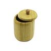 İbico İ22-231 Ahşap & Bambu Kapaklı Şekerlik 9cm Çap, 10.5cm Derinlik