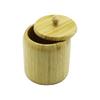İbico İ22-232 Ahşap & Bambu Kapaklı Şekerlik 11.3cm Çap, 11cm Derinlik