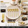 İBİCO İ22-439 ( 6PCS ) ( GOLD ) TATLI KAŞIK SETİ ( 13CM )*10X10