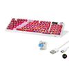 Kablosuz Mekanik Gaming Klavye Rgb Blue Switch 95 Tuş - Kırmızı Beyaz MF1705R