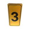 Kapı Numarası No-3 Silikonlu Yapışkanlı