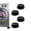 Kervan 4 Parça Küçük Siyah Çamaşır Makinesi Titreşim Önleyici Ayak