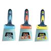 Kinetex KTX-2163 | 100mm Kauçuk Saplı Çelik Boyacı Spatulası - Esnek Bıçak, Ergonomik ve Konforlu