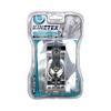 KINETEX KTX-3112 | Krom Vakumlu Duş Askısı - Mafsallı Çift Kancalı & Yapışkanlı - Banyo Aksesuarı