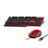 Klavye Ve Mouse Seti - Kırmızı Siyah HD861K