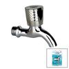 Knitex KTX-011 Duvar Tipi Kısa Musluk | Krom Su Musluğu Bahçe ve Balkon İçin 