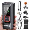 KOBB KB426 12V / Şarjlı Li-ion 150 PSI Dijital Göstergeli Akıllı Lastik Şişirme Pompası+ Powerbank + SOS + Led Lamba