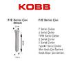 KOBB KBZ20F 20mm 2500 Adet F/E/J/8 Serisi Ağır Hizmet Tipi Kesik Başlı Çivi