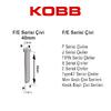 KOBB KBZ40F 40mm 2500 Adet F/E/J/8 Serisi Ağır Hizmet Tipi Kesik Başlı Çivi