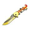 Lanmark KA28 Testereli Outdoor Çakı 21 cm - İpli Sap, Yarı Otomatik, Kemerlikli