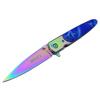 Lanmark LT20B Mavi Kamp Çakı 20 cm - Metal &amp;amp; Mika Sap, Otomatik, Kemerlikli