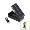 Li-ion Charger MS-TYN82 | Solar Güneş Enerjili 2'li Pil Şarj Aleti - 1200mA - Taşınabilir & Çok Yönlü