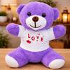 Love Baskılı Tişörtlü Peluş Oyuncak Ayıcık
