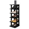 Luxury Shoe Rack Siyah 5 Katlı Lüks Plastik Ayakkabılık