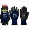 Mafel MF-050 Zebra Nitril İşçi Eldiveni Mavi Siyah No 10 XL