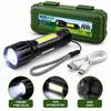 Makamp 001 USB Şarjlı LED Polis El Feneri 2 in 1 3W ve 1W