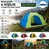 Makamp 084A Otomatik Kamp Çadırı 6 Kişilik - Toz Geçirmez 220x250x165 cm
