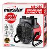 Marsstar MS-230 Endüstriyel PTC Seramik Fanlı Elektrikli Isıtıcı 3 kW 2 Kademeli