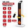 Marsstar MS-240 Kumandalı Dik PTC Seramik Fanlı Isıtıcı 2000W Devrilme Emniyetli