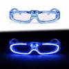 Mavi LED Işıklı Parti Gözlüğü 3 Modlu – Glow & Gece Eğlence Gözlüğü
