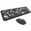 Mofii No666 Siyah Gri Klavye Mouse Set