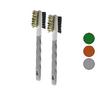 Multi Functional Brush Yakut-13002 Çift Taraflı Tel Başlı Tel Fırça Sert & Daha Sert Tel Çıkarılabilir Saplı 2 Adet