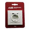 Mutlusan Rita-2220 629 0201 Beyaz USB + Type-C Topraklı Priz Çerçeveli