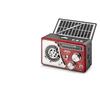 Nostaljik Bluetooth Fm Radyo Tws Usb Tf Aux Solar Şarjli El Fenerli Kamp Hoparlör H532UTS