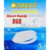 Özbest Ege Düz Klasik Klozet Kapağı Anatolia - Beyaz Standart Klozet Oturağı, Dayanıklı Banyo Klozet Kapağı, Kolay Kurulum