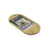 Pablito Home PBT-345 | Oval Ahşap Bambu Yağdanlık Altlığı / Sunum Tepsisi - 12x24x0.8cm