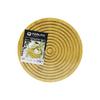 Pablito Home PBT-367 | Çift Taraflı Yuvarlak Ahşap Bambu Sunum Tepsisi / Kesme Panosu - Düz & Dalgalı Kanallı (28cm Çap)
