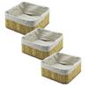 Pablito Home PBT-596 Kare Bambu Kenar Organizer Sepet Seti (Ahşap Altlık & Bezli) 3 Boyut