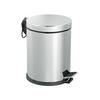 Pedallı 727 Krom Metal Çöp Kovası 8L