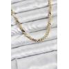 Pirinç Gold Renk Yassı Zincir Kadın Kolye - TJ-BKO10818