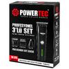 Powertec TR-375 3 in 1 Sakal Ense ve Burun Kılı Traş Makinesi