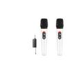 Profesyonel Kablosuz Uhf 2 Mikrofonlu Set 6.35 Mm - Beyaz HDX2791B