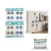Qlux L-00638 Damla Küçük Yapışkan Askı 4'lü Set