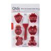 Qlux L-538 Papyonlu Kurabiye Kalıbı Fırçalı Set
