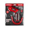 RODEX RDX-3085 2-in-1 Şarjlı Tornavida (Düz & Tabanca) 11 Parça Uç + Ulaşılması Zor Alan Aparatı