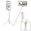 Selfie Stick R1 Dempovver DP-276B | Tripod Ayaklı Beyaz Selfie Çubuğu - 10-67cm Uzayan & Bluetooth Destekli