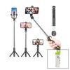 Selfie Stick R1 Dempovver DP-276S | Tripod Ayaklı Siyah Selfie Çubuğu - 10-67cm Uzayan & Bluetooth Destekli