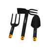SGS Tools SGS-3120 3 Parça Plastik Siyah Bahçe Seti (Tırmık, Çapa, Kürek)