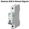 Siemens B20 Sigorta 12x10