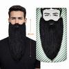 Siyah Renk Lastikli Uzun Takma Sakal 40 cm