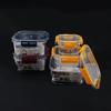 Soft CHEF-00797 Kare, Silikon, Contalı Kapak Mika Saklama Kabı Seti - 3 Parça