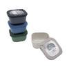 Softchef 00682 Line 1100ml Renkli Plastik Saklama Kabı Vakum Kapaklı