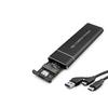 SSD Kutu Type-C 3.1 + Usb3.0 Nvme M2 Chıp Jms581D Siyah HDX1769