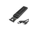 Ssd Kutu Type-C3.1 + Usb3.0 Nvme M2 Chıp Jms583 Siyah HDX1768
