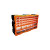 SUPER-BAG ASR-6016 Monoblok Çekmece Seti (50'li Mega) (10 Büyük + 40 Küçük) 62x15.7x36 cm